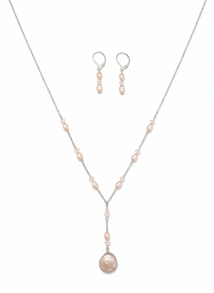 Mira Necklace + Earrings