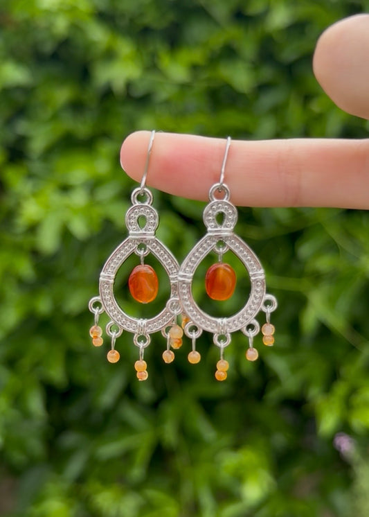 Carnelian Festival Earrings