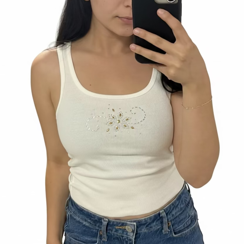 Whimsical Flower Tank